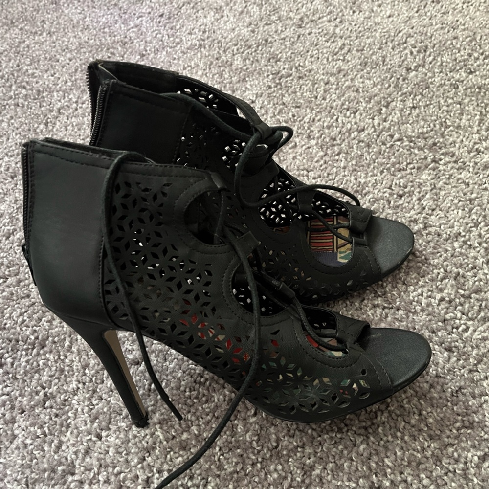 Women's Madden Girl Lace-up Heels - Picture 4 of 4